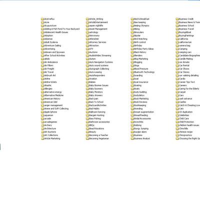 Product picture Huge list plr articles with more than 750 topics and 1000s